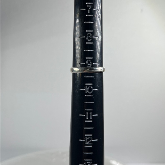 Purple Violet Dahlia Gemstone Solid 925 Sterling Silver Ring Size 9.25 - Picture 6 of 9